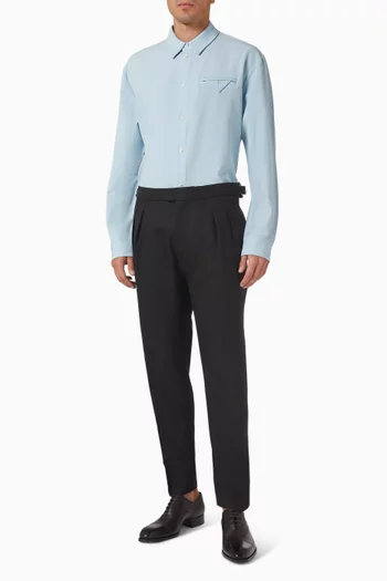 قميص أرلو مخطط بقصة قصيرة