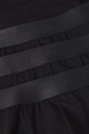 طقم بوكسر قطن مطاطي، 3 قطع