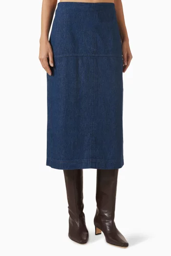 Pencil Skirt in Denim