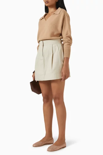 Polo Sweater in Merino-wool