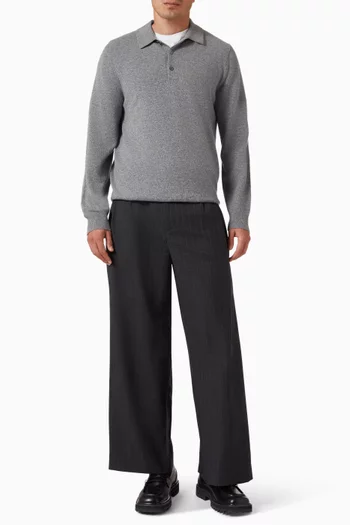 Seamless Polo Shirt in Cashmere