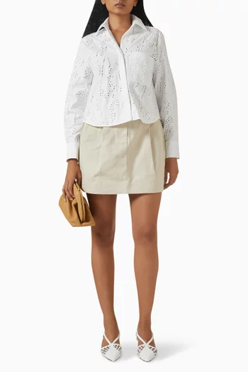 Broderie Anglais Shirt in Cotton