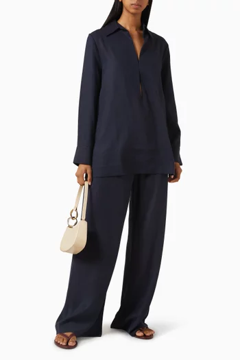 Open-collar Shirt