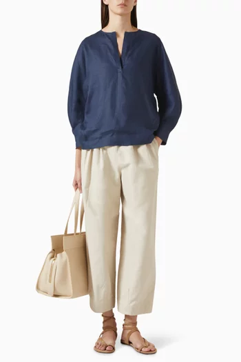 Relaxed-fit Top in Linen