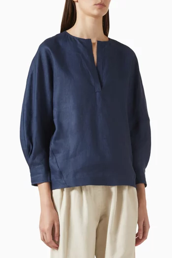 Relaxed-fit Top in Linen
