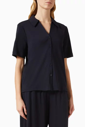 Open-collar Shirt