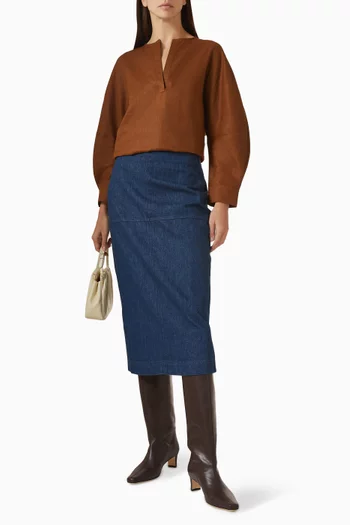 Relaxed-fit Top in Linen