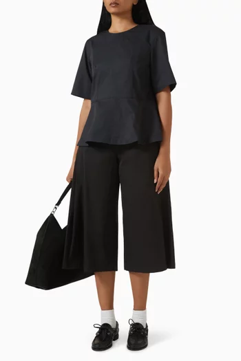 Peplum Top in Cotton