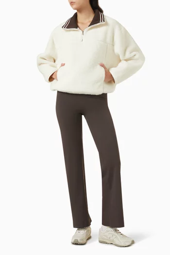 Quarter-zip Borg Jacket