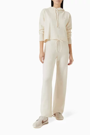 Knitted Hoodie in Merino Wool