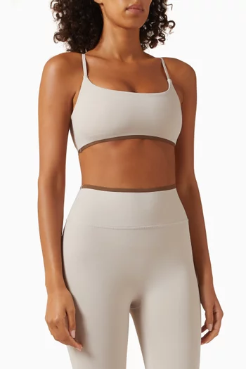 Bonded Skinny Strap Bra