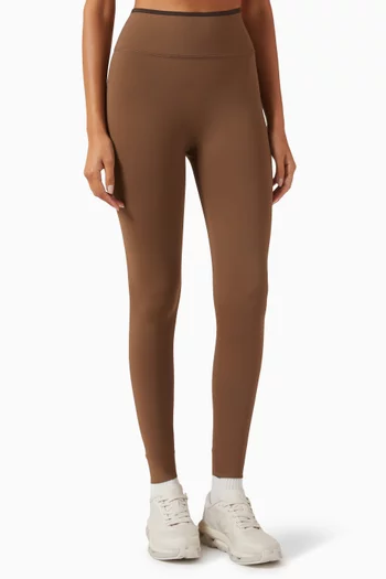 Bonded Contrast Leggings