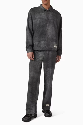 31 Inch Wide Leg Pants in Soft Denim