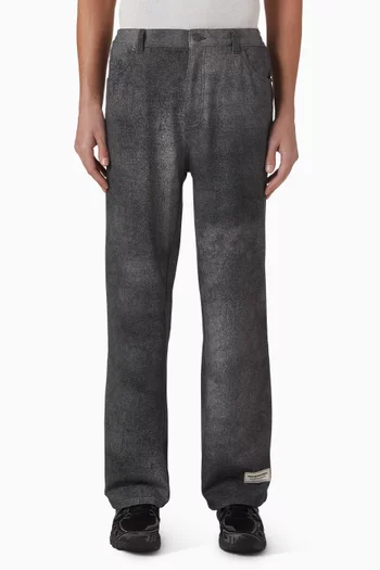 31 Inch Wide Leg Pants in Soft Denim