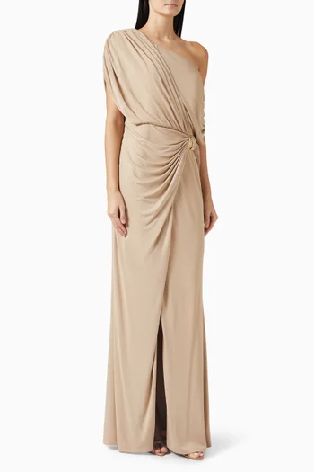 One-shoulder Maxi Dress