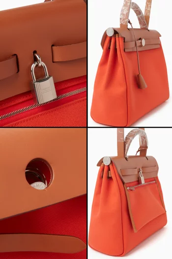 Unused Herbag Zip 31 Bag in Vache Hunter Leather