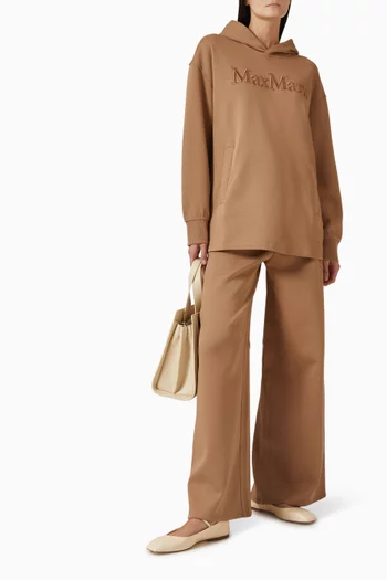 Visiera Oversized Hoodie in Cotton-jersey