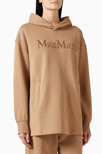 Visiera Oversized Hoodie in Cotton-jersey