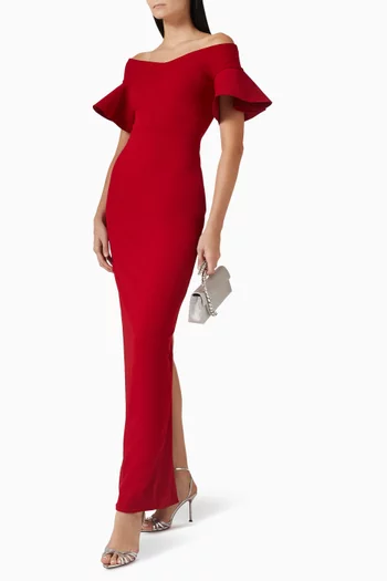 Cielo Off-shoulder Maxi Dress