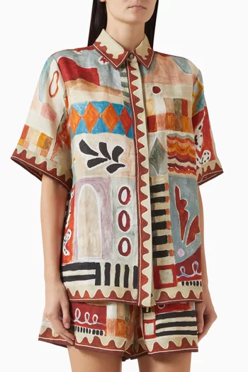 Michelle Shirt in Linen