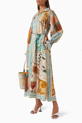 Michelle Shirtdress in Ramie