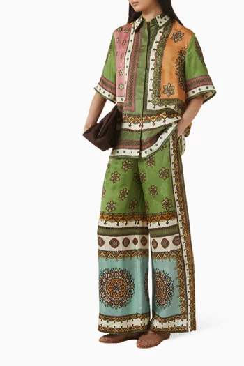 Contina Wide-leg Pants in Viscose