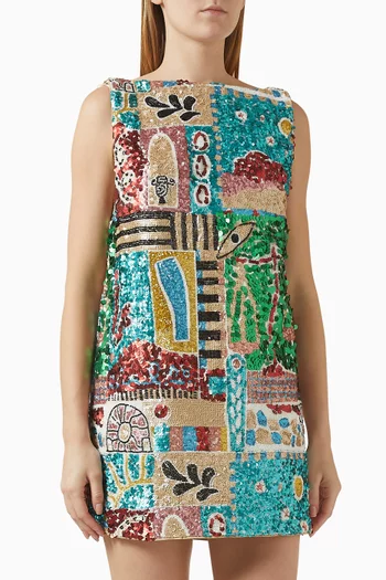 Jazz Embellished Mini Dress