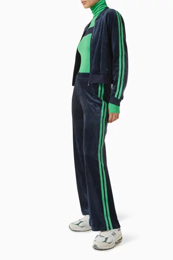 بنطال هيرتدج بقصة ساق واسعة مخمل