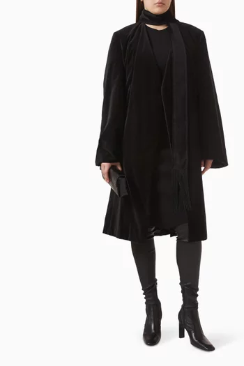 معطف سموكينج مخمل قطن عضوي