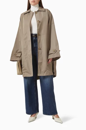 معطف كار بتصميم فضفاض