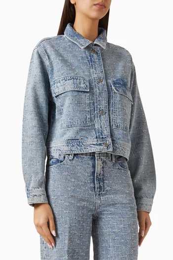 Crystal Jacket in Denim