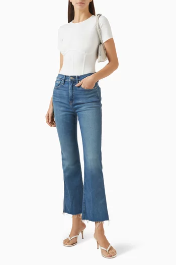 Soft Tech Good Standard Kick Flared Jeans in Denim