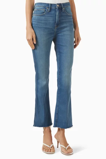 Soft Tech Good Standard Kick Flared Jeans in Denim