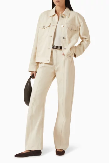 بنطال جينز للتزلج دينم قطن عضوي