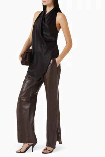 Drape Cowl Top in Silk