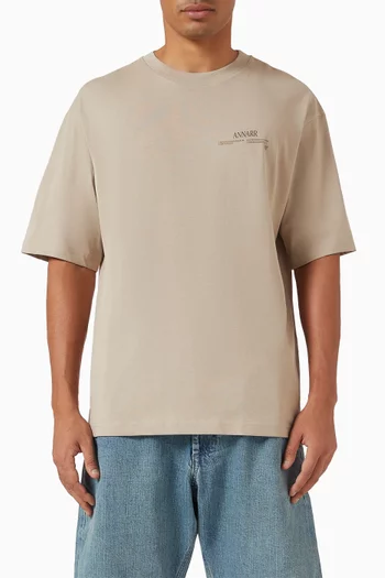 تي شيرت انروكهولم بشعار الماركة قطن عضوي