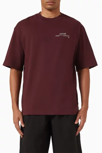 تي شيرت انروكهولم بشعار الماركة قطن عضوي