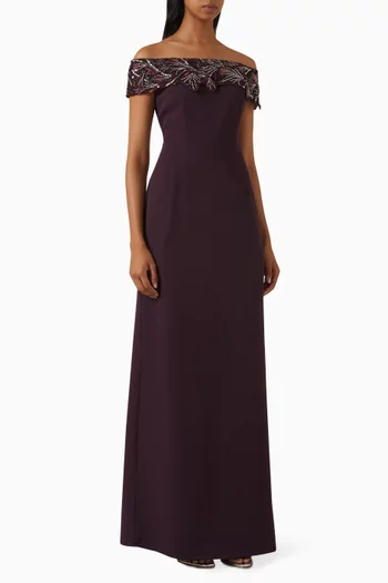 Corinne Off-shoulder Gown