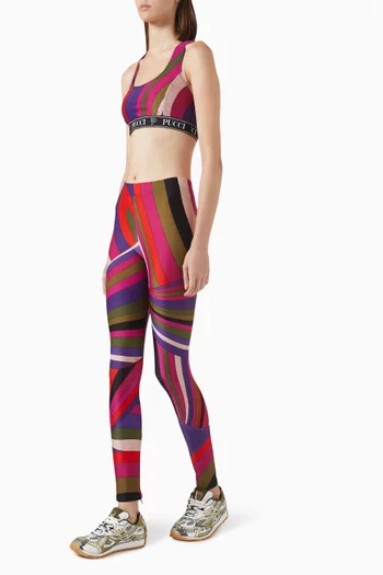 Iride-print Leggings