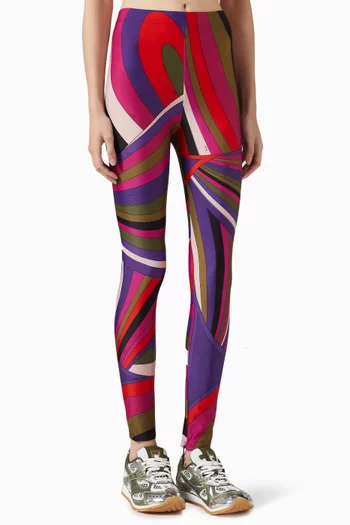 Iride-print Leggings
