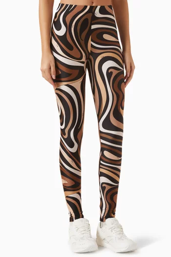 لغينغز بنقشة مارمو ليكرا