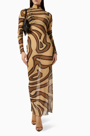 Labirinto Maxi Dress in Tulle