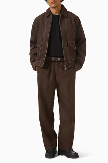 Relaxed-fit Pleated Tailored Pants