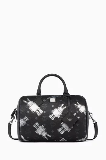 حقيبة ايلا VI بوسطن المتوسطة قنب بنقشة فيزيتوس