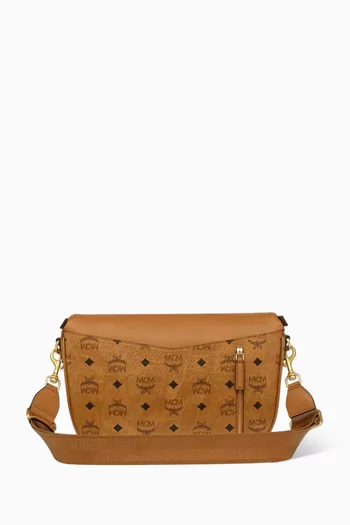 Small Diamant 3D Crossbody Bag in Visetos Canvas