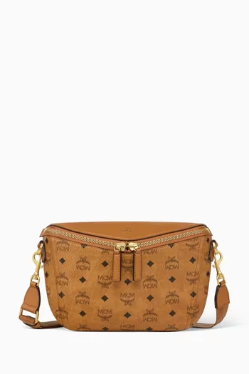 Small Diamant 3D Crossbody Bag in Visetos Canvas