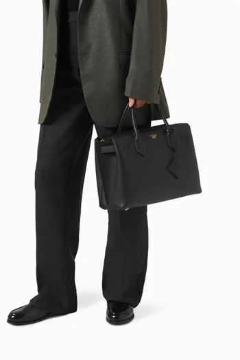 Medium Milla Tote Bag in Leather