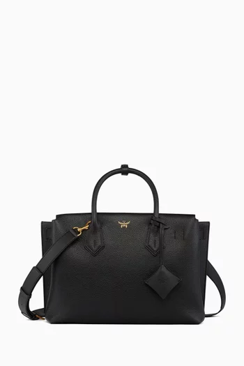 Medium Milla Tote Bag in Leather