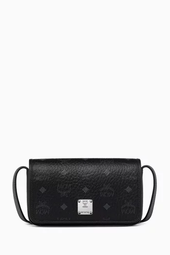 حافظة هاتف آرين صغيرة قنب بنقشة فيزيتوس بحروف شعار الماركة