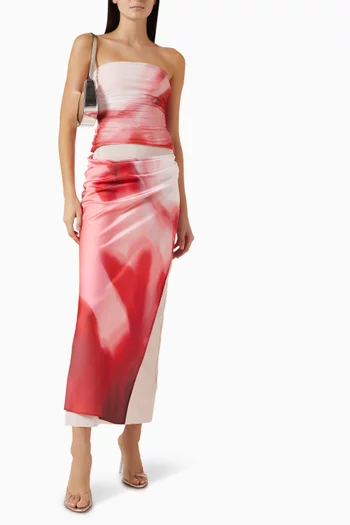 Brianna Strapless Top in Mesh